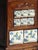 Antique Dutch Farmhouse Wooden Ceramic Floral Spice Cabinet, 1950s For Sale - Image 13 of 14