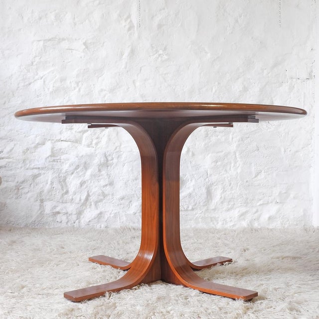 1960s Mid-Century Walnut Dining Table, 1960s For Sale - Image 5 of 17