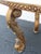 Gold French Antique Gold Finish Oval Marble Top Coffee Table 6640 For Sale - Image 8 of 18
