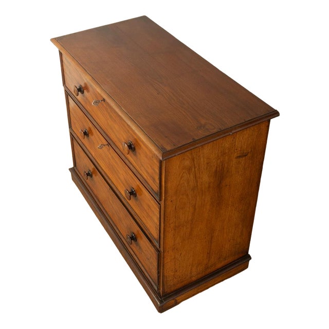 Victorian Linen Press Chest of Drawers, 1840 For Sale