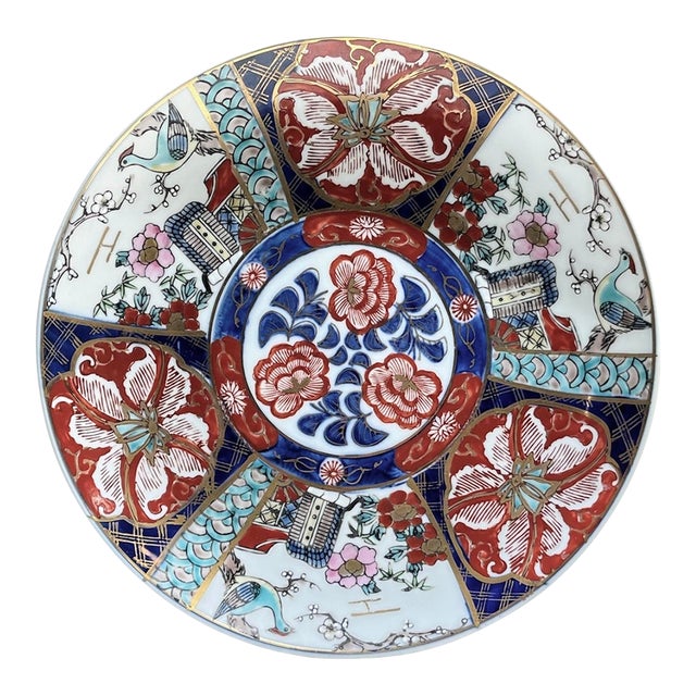 Antique Japanese Imari Porcelain Platter For Sale