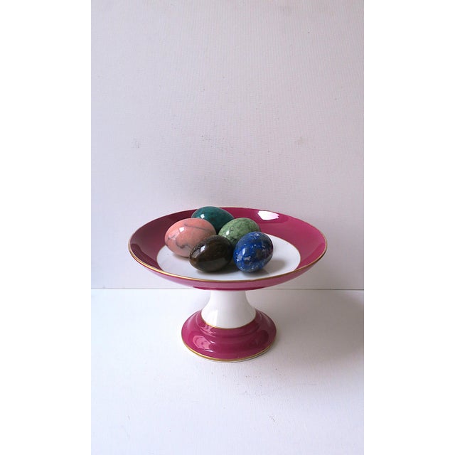 Gemstone Italian Marble Egg Sculptures For Sale - Image 7 of 12