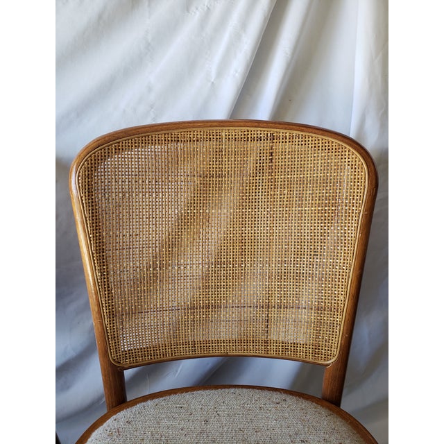 1970s Vintage Model 811 "Prague" Style Bentwood & Cane Dining Chairs - Set of 4 For Sale - Image 16 of 18