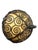 Art Deco Wrought Iron Ceiling Light-Edgar Brandt Style-Amber Glass -17 Inch For Sale - Image 10 of 11