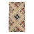 Fantastic Tan Beige Color and Interesting Rhombus Shapes Patters Antique American Hooked Rug, For Sale
