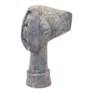 Brutalist Bust - James Wenkle, C. 1960 For Sale