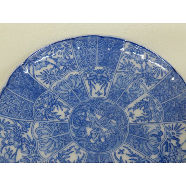 Chinese Chinese Porcelain Saucer Blue and White Small Plate Kraak Style Dish 4526b For Sale - Image 3 of 15
