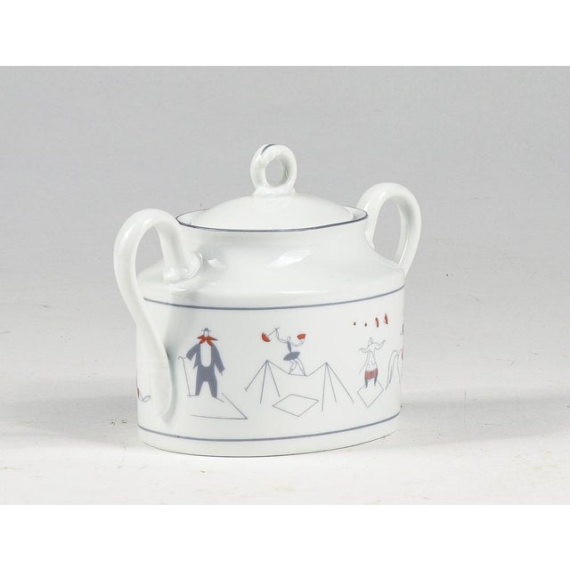 Sugar Bowl Circus Series by Richard Ginori, Gio Pontis for Lazzaroni, 1950 For Sale - Image 5 of 18