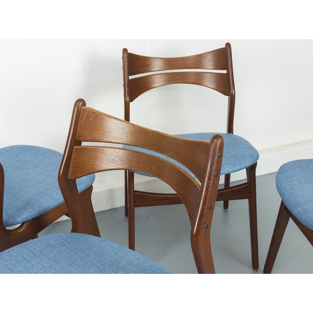 Wood Danish Teak Dining Chairs by Erik Buch for Chr. Christensens Møbelfabrik, 1960s, Set of 6 For Sale - Image 7 of 18