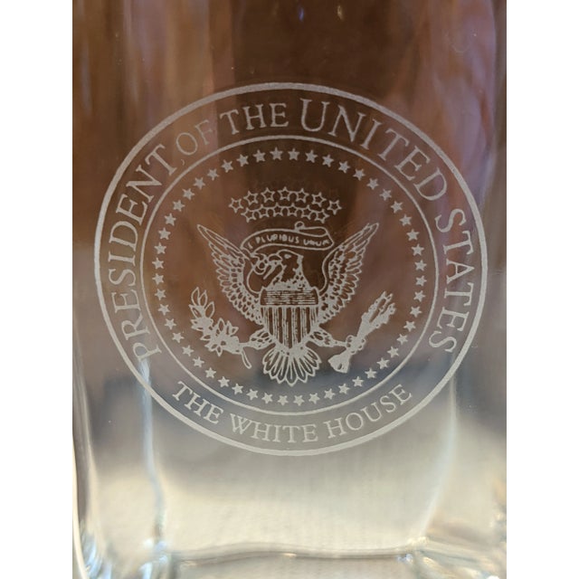 Transparent Vintage White House Decanter For Sale - Image 8 of 13