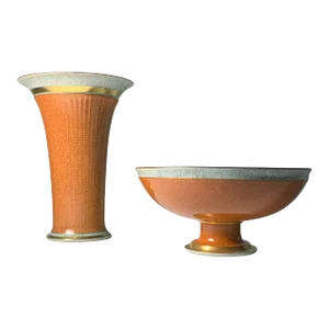 Thorkild Olsen for Royal Copenhagen Compote Bowl with Vase
