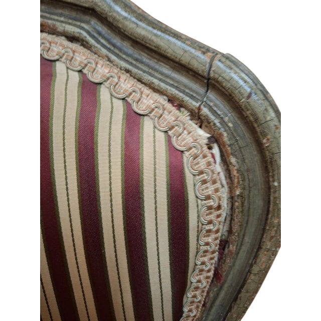 Pair of Late 18th-Early 19th C. Louis XV Style Child's Fauteuils For Sale - Image 9 of 15