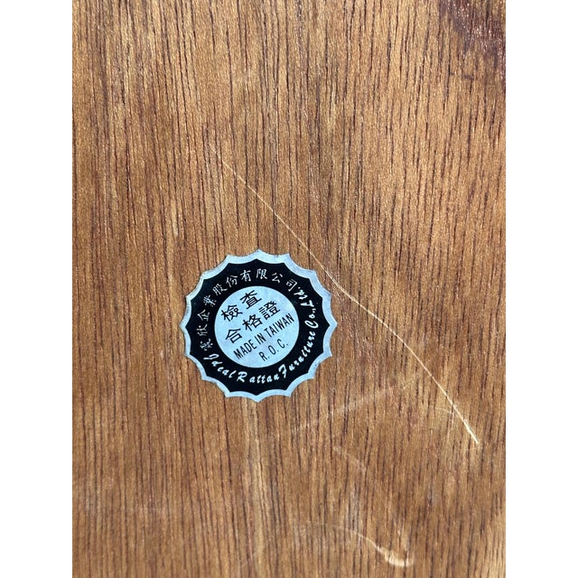 1980s Bamboo and Cane British Colonial Style Small Chest For Sale - Image 9 of 9