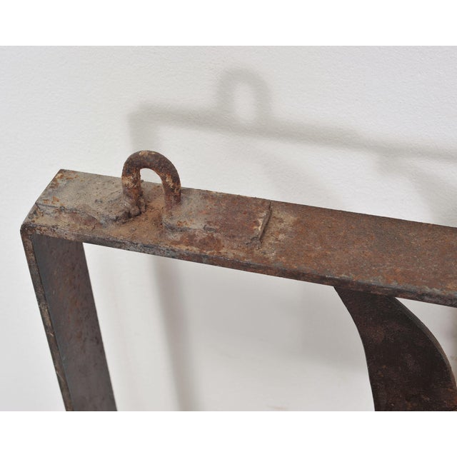 Wood British Crown & Anchor Iron Hanging Tavern or Pub Sign For Sale - Image 7 of 18