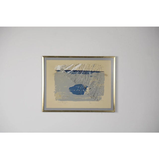 Jörgen Fogelqvist, Composition, Color Lithograph, Framed For Sale - Image 9 of 9