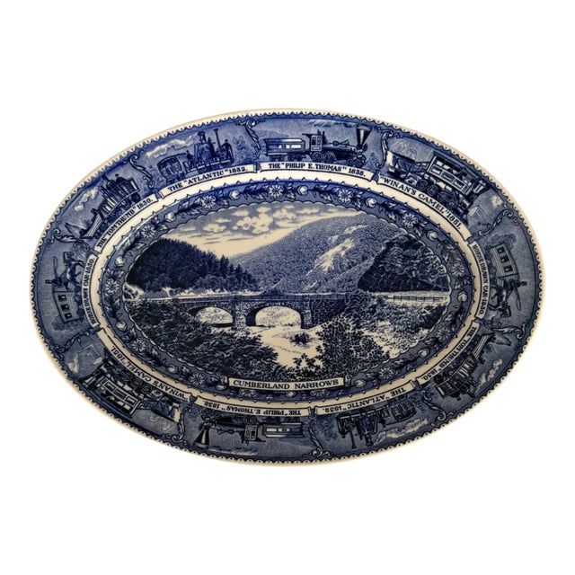 1927 Commemorative Baltimore and Ohio Railroad Platter For Sale