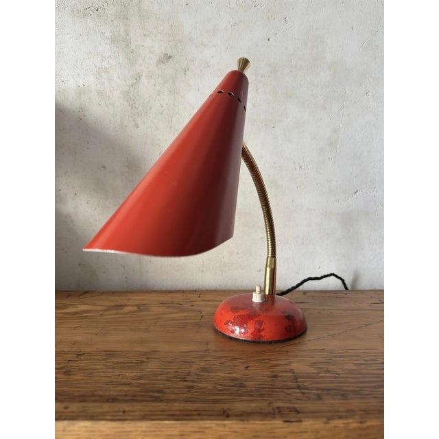 Modern Vintage Italian Gooseneck Table Lamp from Stilnovo, 1960s For Sale - Image 3 of 11