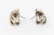 Tiffany Sterling Silver Criss Cross Lever Back Earrings 1990's Pair Of For Sale - Image 9 of 12