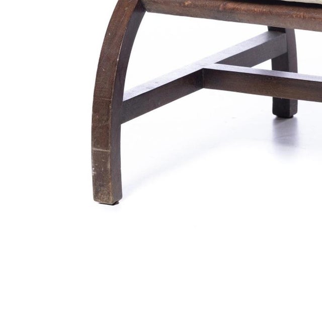 Portuguese Mahogany Stool, 20th Century For Sale - Image 3 of 6