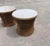 Marzio Cecchi Studio Most Rope Travertine Top Side Tables or Nightstands, a Pair For Sale - Image 9 of 12