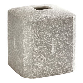 Shagreen Bath Accessories Tissue Holder For Sale