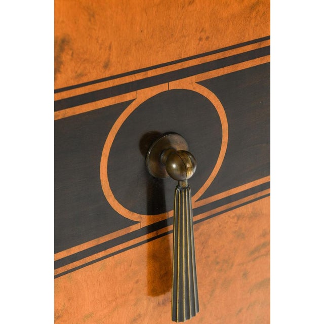 Wood Cabinet in Birch and Lacquer by Otto Schulz, 1930s For Sale - Image 7 of 11