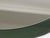 Mid-Century Oval Green and Grey Scalloped Wall Mirror from Cristal Arte, Italy, 1960s For Sale - Image 13 of 15