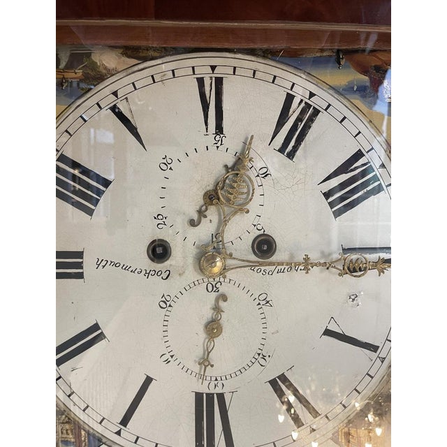 Early 19th Century Antique George III Mahogany 8 Day Longcase Clock, 1800s For Sale - Image 5 of 15