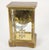 Brass Wm. L. Gilbert Crystal Regulator Carriage Clock, Antique Brass For Sale - Image 8 of 9