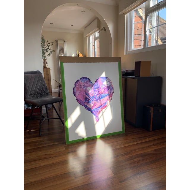 2020s "Lilac Balloon" Contemporary Original Giclée Print by Jack Verhaeg For Sale - Image 5 of 5