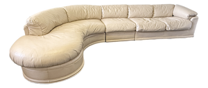 Weiman Attr. Genuine Leather 3 PCS Sectional Sofa From 80's