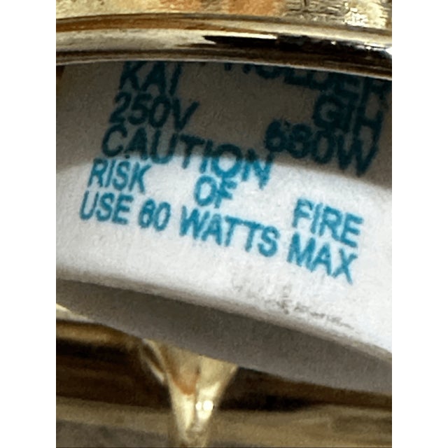 Brass Vintage Victorian Style Fluted Glass Shades Vanity Bathroom Wired Wall Sconce For Sale - Image 8 of 9