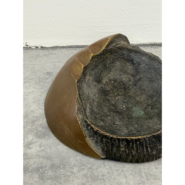 Metal Modernist Studio Crafted Ashtray or Catch-All Bowl, Brazil 1990s For Sale - Image 7 of 12
