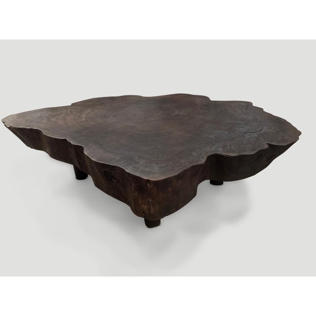 Andrianna Shamaris Amorphous Charred Coffee Table For Sale - Image 9 of 18