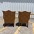 Victorian Style Damask Upholstery Wingback Chairs by Southwood, a Pair For Sale - Image 16 of 17