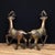 Pair of Vintage Gilt Bronze Deer Figures | Chinese Fu Lu Symbol | Chinoiserie Decor For Sale - Image 9 of 9