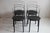 Set of four "delfina" dining chairs by giuseppe raimondi for tetide italy, 1987. Made from bent stainless steel wires and...