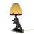 Mid-Century Wooden Table Lamp with Lion For Sale - Image 6 of 9