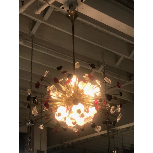 Italian Incredible Mid-Century Modern Italian Sputnik Chandelier For Sale - Image 3 of 9