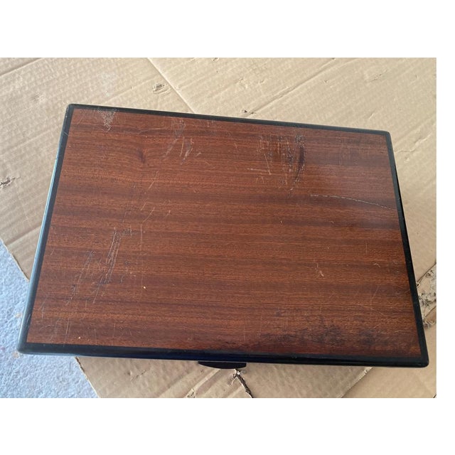 Burl Wood Cigar Box in Brown Black Color, France, 1970s For Sale - Image 15 of 16