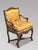18th Century French Walnut Upholstered Armchair, 1790 For Sale - Image 4 of 13