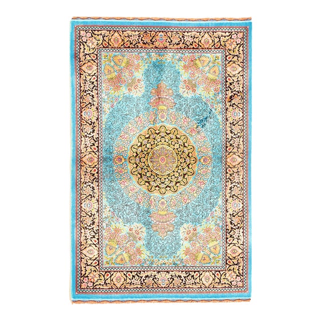 Pasargad DC Exquisite Design Paris Palace Fine Power Loom v. Silk Rug For Sale