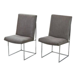 Mid 20th Century Milo Baughman Dining Chairs - Set of 2 For Sale