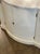 Pair of Vintage Italian White Painted Side Cabinets With Carrara Marble For Sale In Dallas - Image 6 of 7