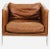 Milo Baughman for Thayer Coggin Milo Baughman Leather Cube Lounge Chair for Thayer Coggin For Sale - Image 4 of 8