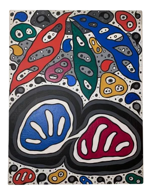 Mid 20th Century Abstract Expressionist Painting by Achi Sullo