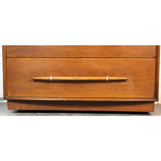Mid 20th Century Walnut Dresser by T. H. Robsjohn-Gibbings for Widdicomb For Sale - Image 12 of 18