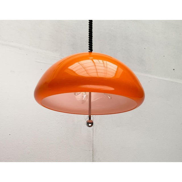 Space Age Cabras Pendant Lamp by Luigi Massoni for Guzzini, 1960s For Sale - Image 18 of 18