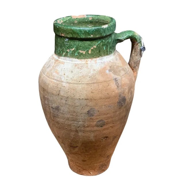Vintage Turkish Terracotta Oil Jar For Sale In Los Angeles - Image 6 of 6