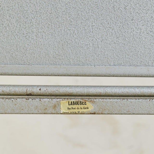 French Adjustable Metal Floor Mirror on Casters, 1940s - 2 Available For Sale - Image 10 of 18